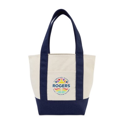 Mini Canvas Tote - True Navy
