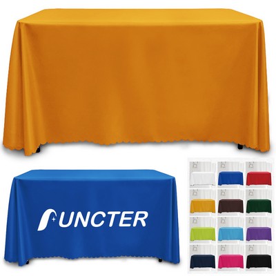 8' Premium Convertible Standard Table Cover (Full Color Dye Sublimation)