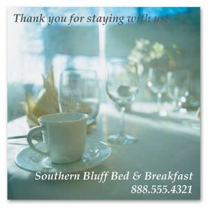 USA Made Premium UV Window Micro-Suction Cling Decal (5"x5") Square