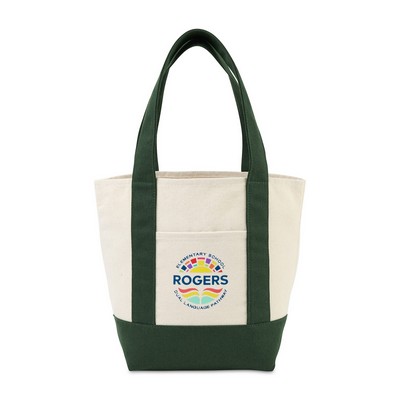 Mini Canvas Tote - Green